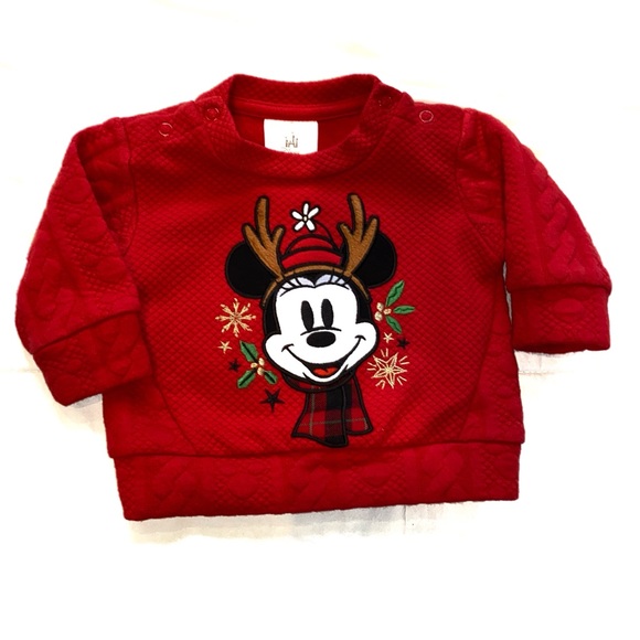 Excellent Minnie Mouse Embossed Sweatshirt - Picture 2 of 6